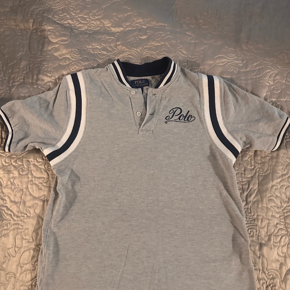 Polo by Ralph Lauren Gray Athletic Polo Shirt